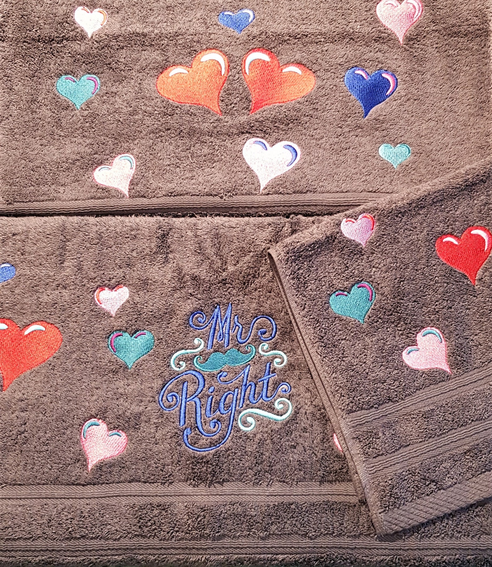 Bath Towels for Valentine's Day Etsy UK