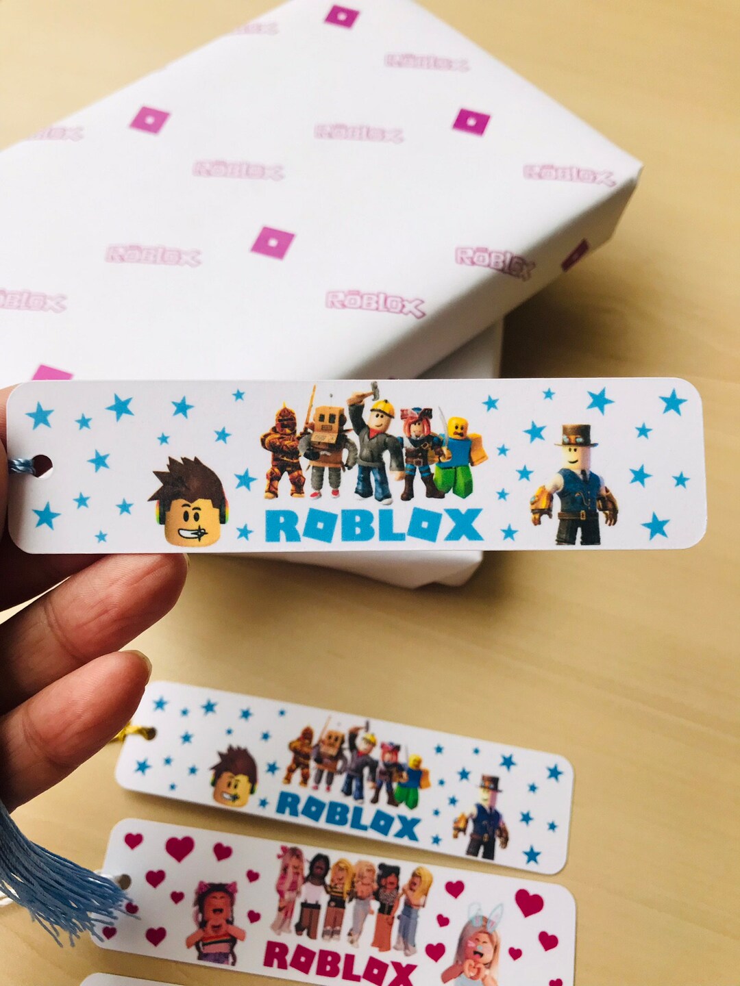 Roblox Bookmarks Party Favours Party Bags Birthday Party Etsy