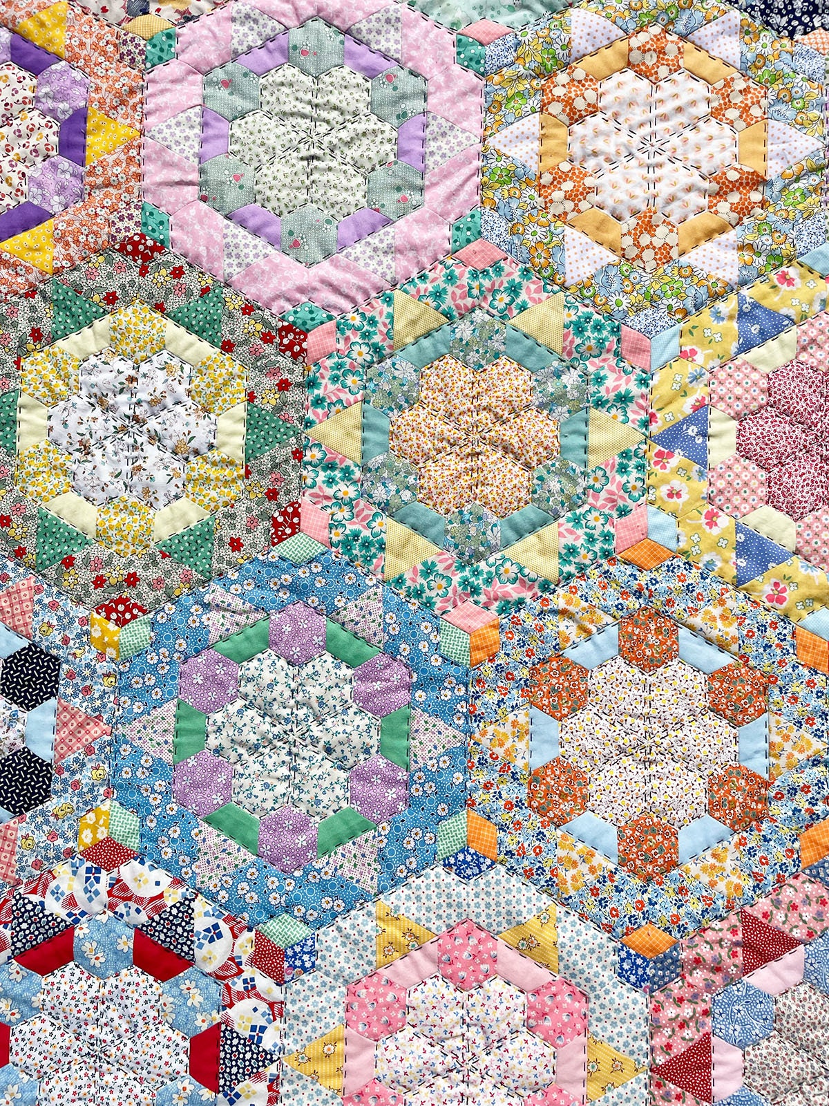 The Polly Quilt PDF Pattern - English Paper Piecing - Etsy