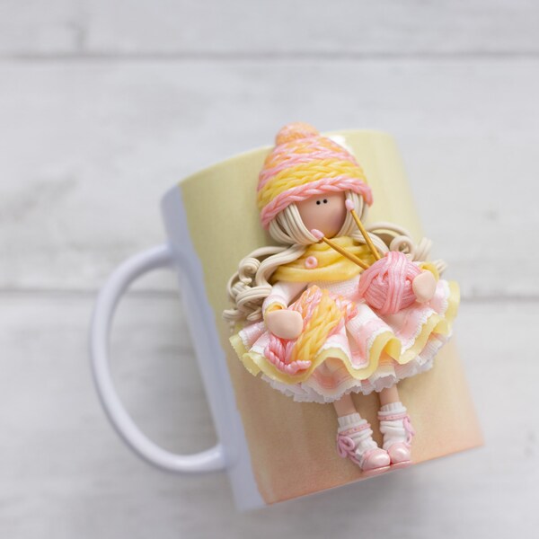 Polymer Clay Mug Etsy