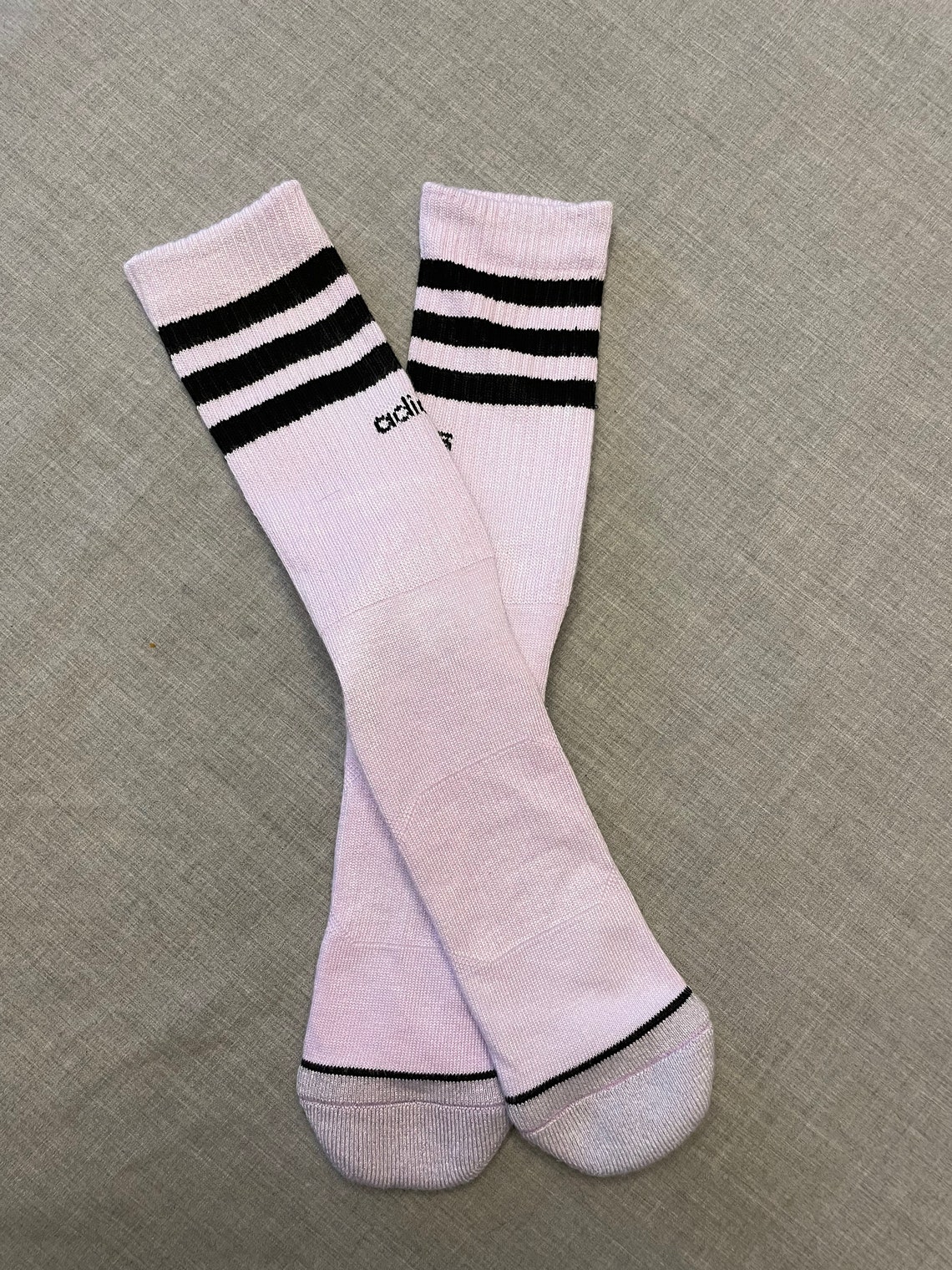 Pink Sky Stripped Adidas socks | Etsy