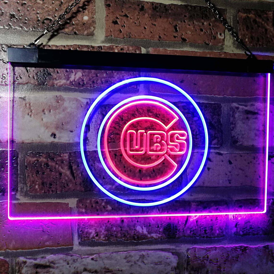 Chicago Cubs Novelty LED Neon Sign Man Cave Sport Club Etsy