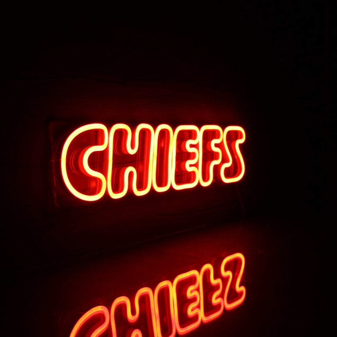Kansas City Chiefs Flex LED Neon Sign Man Cave Bar Club Etsy