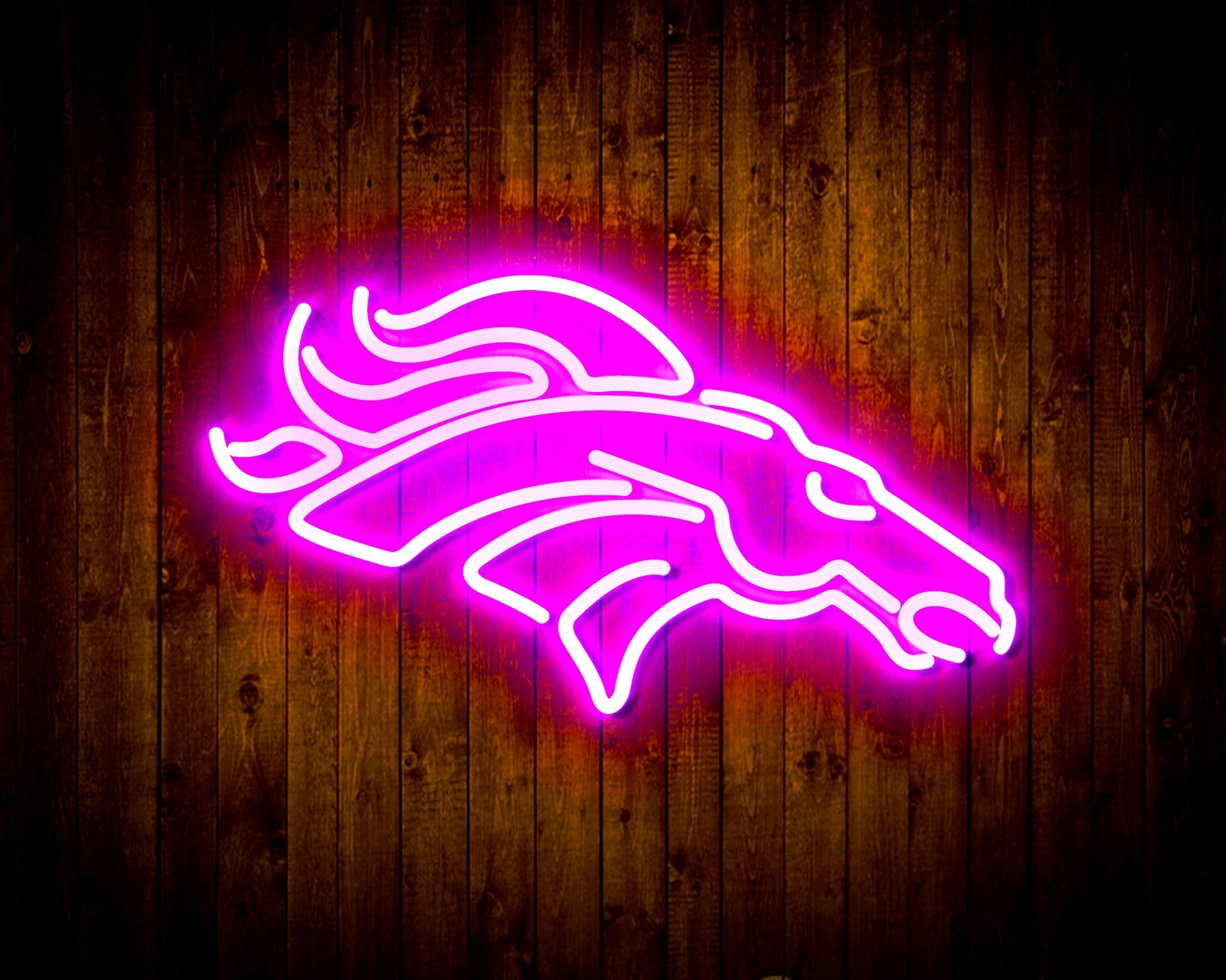 NFL Denver Broncos LED Neon Sign Man Cave Bar Club Wall | Etsy