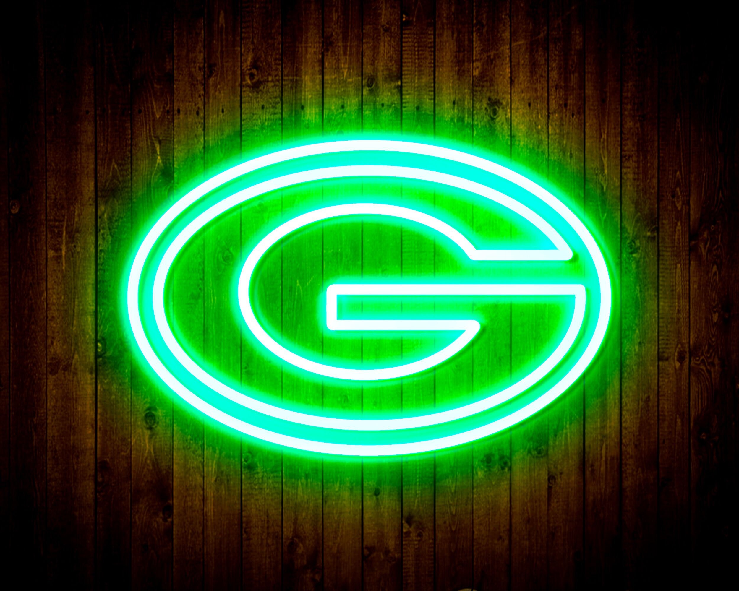 NFL Green Bay Packers LED Neon Sign Man Cave Bar Club Etsy