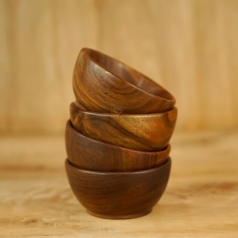 Wooden Bowl Eco Friendly Vegan Bowls Wooden tableware Etsy