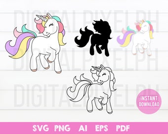 Download Layered Unicorn Svg Etsy