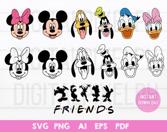 Free Free 205 Friends Mickey Mouse Svg SVG PNG EPS DXF File