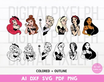Free Free 290 Punk Disney Princess Svg SVG PNG EPS DXF File