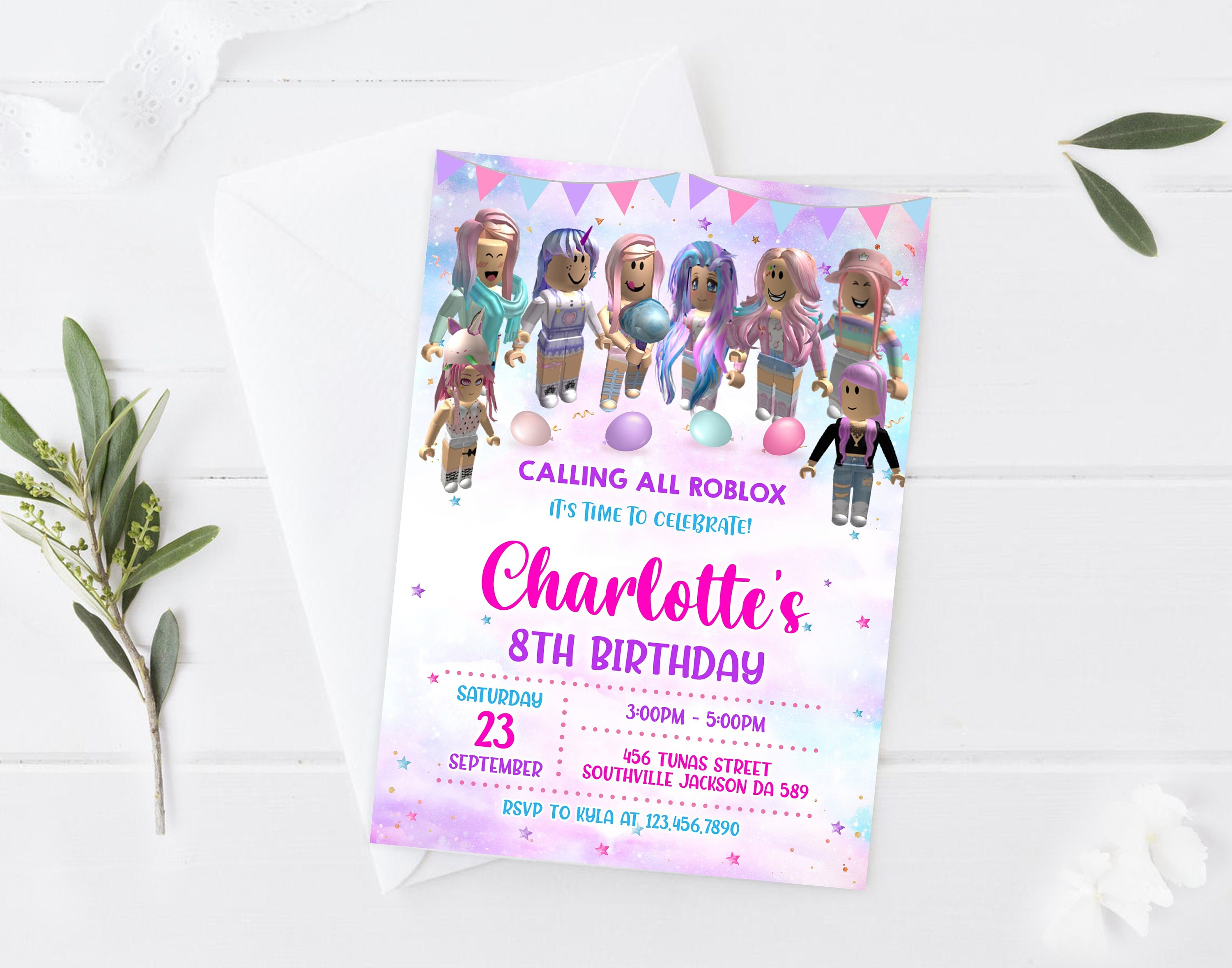 Kids Birthday Invitation Template Printable, kids Birthday Invitation…