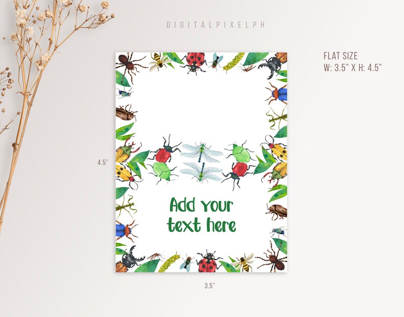 Editable Insect Food Label, Insect Food Tent Cards, Insect Food Tent ...