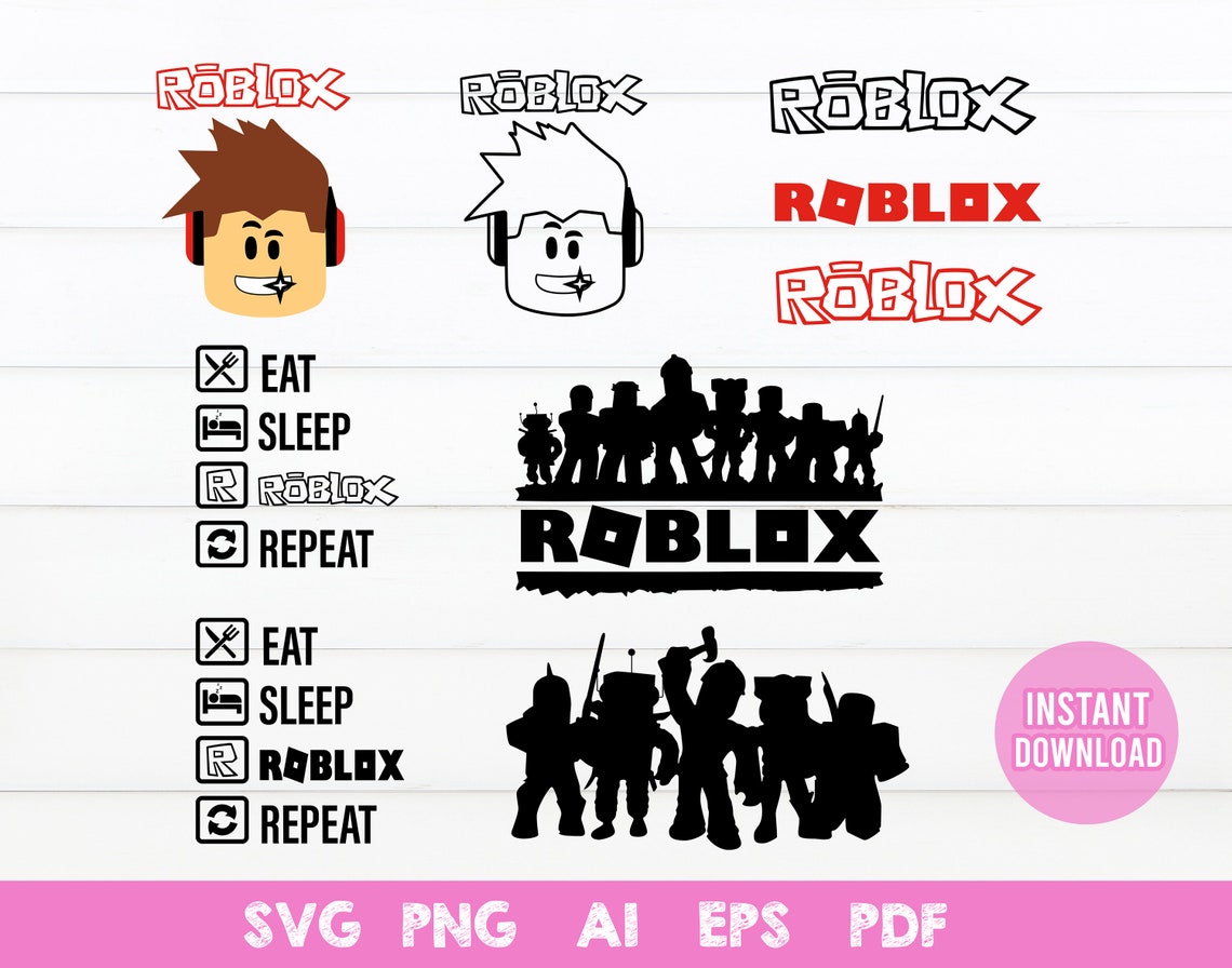 Download Roblox Bundle SVG Roblox SVG Roblox Clipart eps ai svg | Etsy