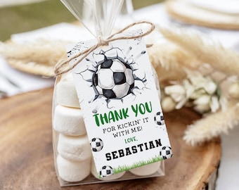 Soccer thank you tags template, Soccer Favor tags, Soccer Printable tags, Soccer Thank you tags, Soccer tags