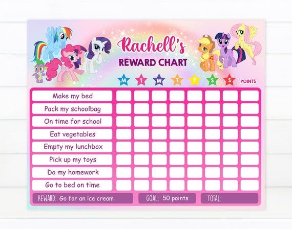 my-little-pony-reward-chart-printable-my-little-pony-chore-etsy