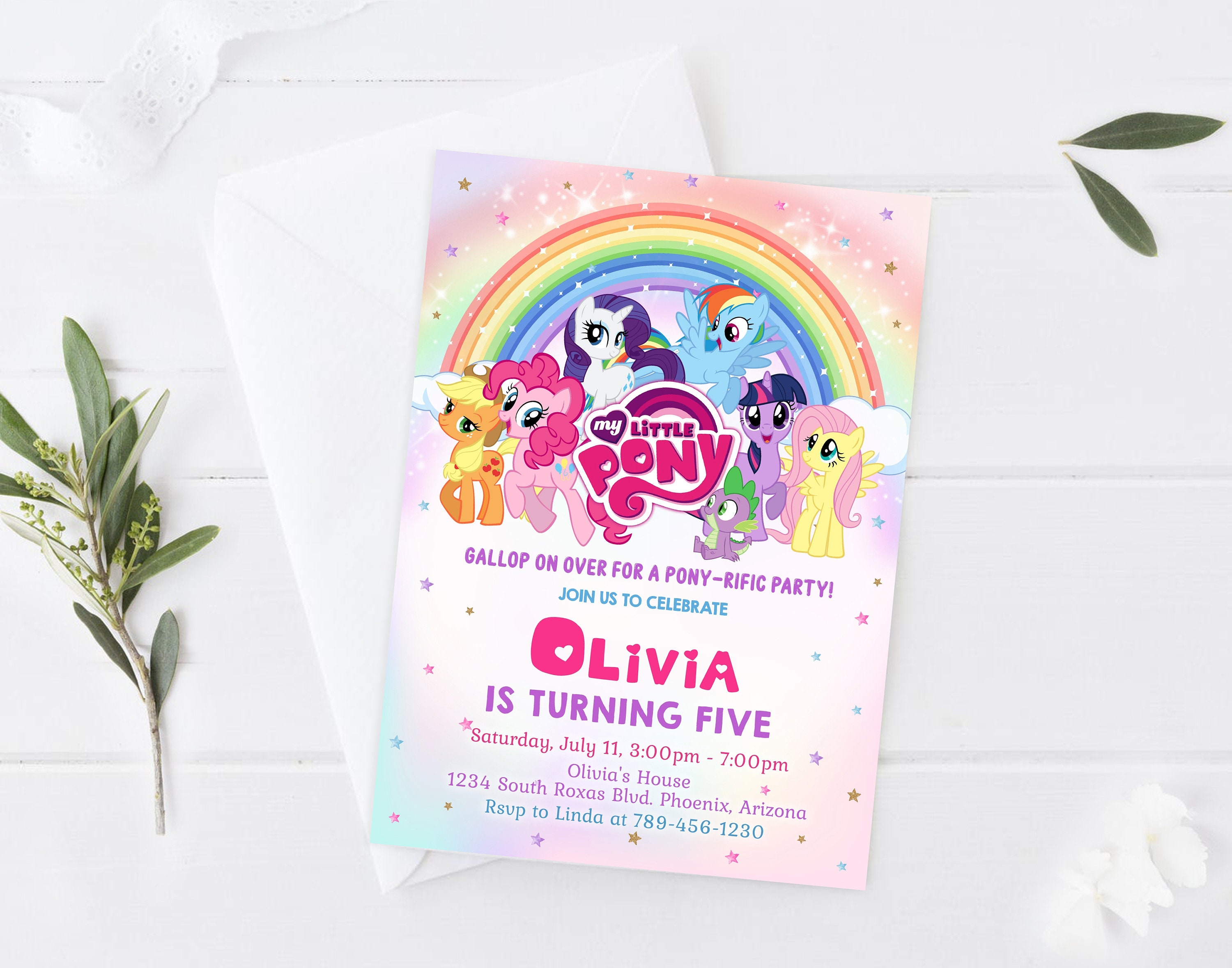 Kids Birthday Invitation Template Printable, kids Birthday Invitation…