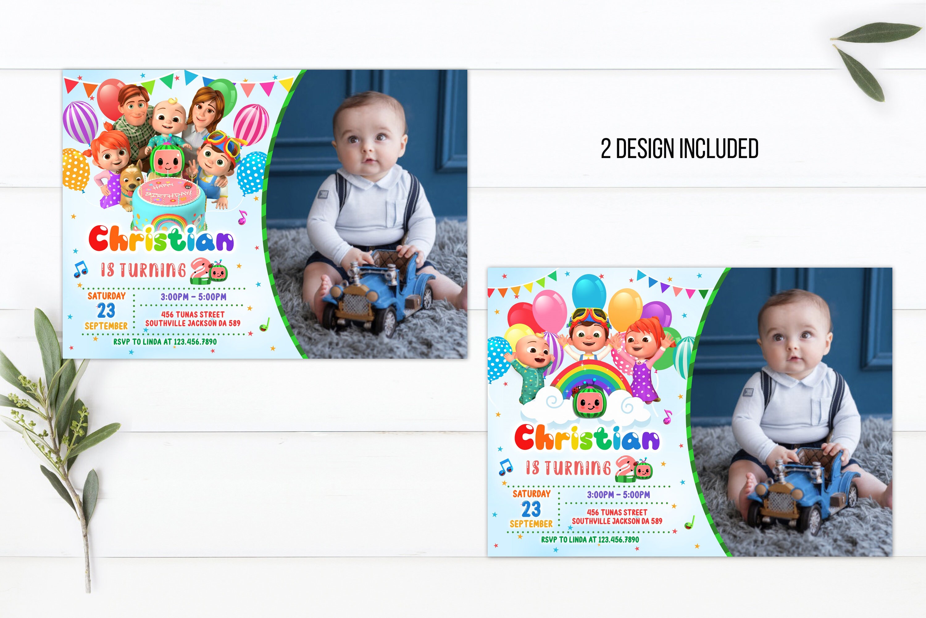 Kids Birthday Invitation Template Printable, kids Birthday Invitation…
