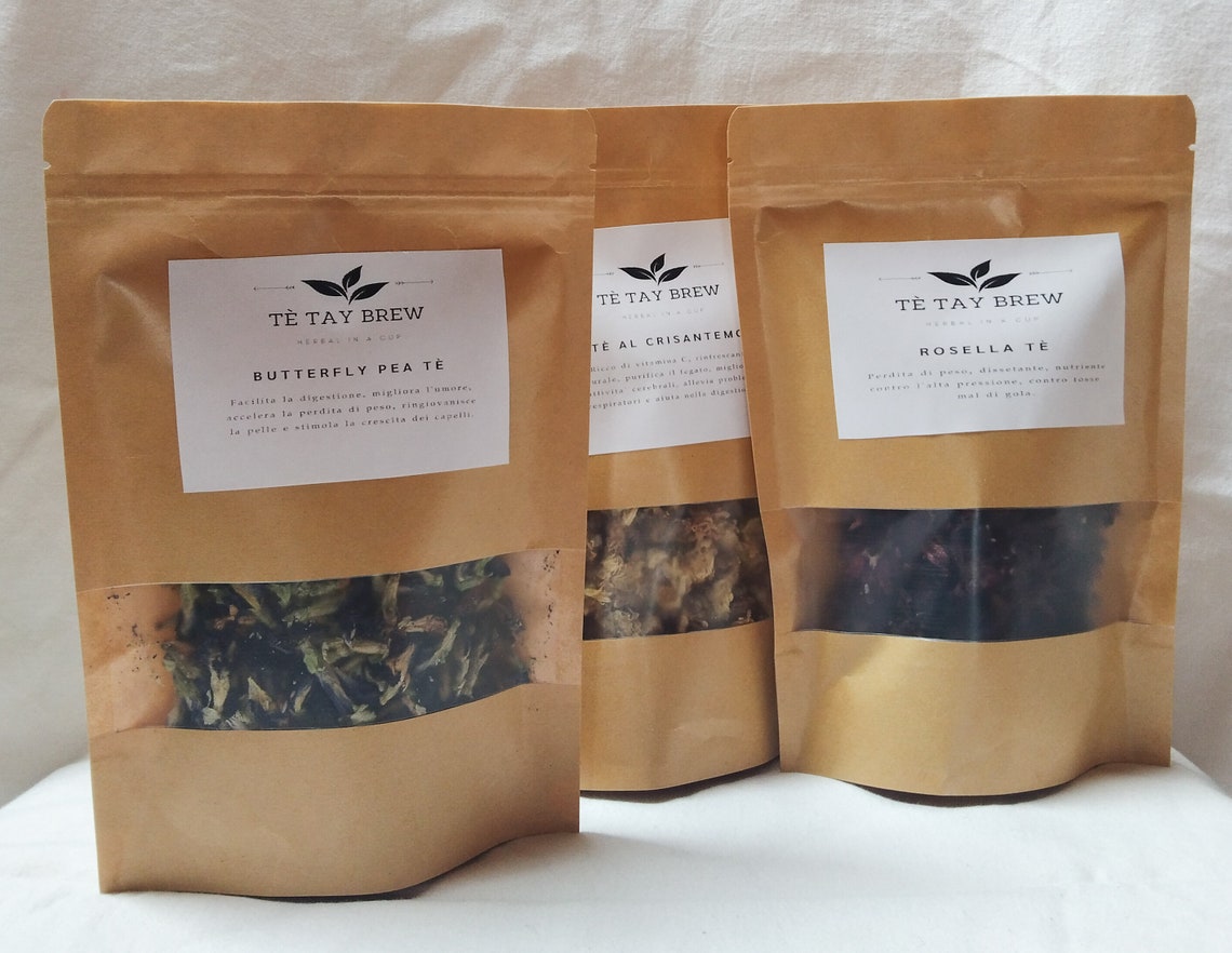 Loose leaf tea Sampler tea gift set butterfly pea tea 50g