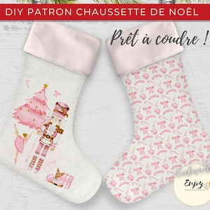 Pannello natalizio in tessuto per calzini natalizi fai da te, coupon animali per stivali natalizi da cucire, regalo per neonati e bambini 100% cotone Oeko-Tex®