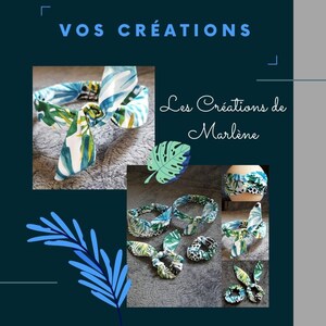 Tropical Monstera Jungle Savannah Foliage Fabric by the Meter, Blue Green, Cotton/Jersey/French Terry/Waterproof Fabric/Oeko-Tex® image 6