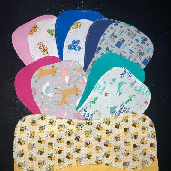 Baby shoulder burp pads Etsy