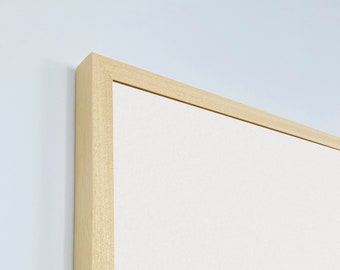 Natural Framed Whiteboard - Solid Wood Frame | Framed Drywipe Board