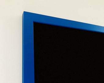 Blue Framed Black Board | Solid Wood Frame | Blackboard | Chalk Board | Chalk Board