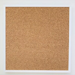 Oak Finish Framed Cork Pin Board | Solid Wood Frame | Thick Cork | Pin Board | Cork Board image 11