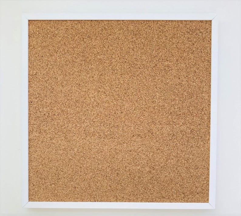 Oak Finish Framed Cork Pin Board | Solid Wood Frame | Thick Cork | Pin Board | Cork Board image 11