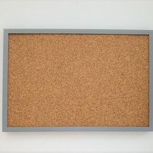 Oak Finish Framed Cork Pin Board | Solid Wood Frame | Thick Cork | Pin Board | Cork Board image 13