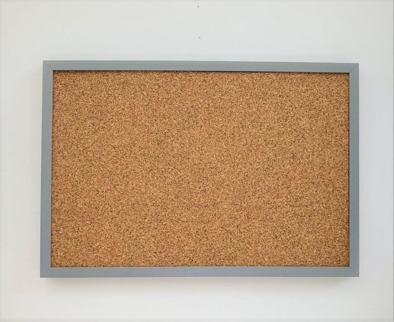 Oak Finish Framed Cork Pin Board | Solid Wood Frame | Thick Cork | Pin Board | Cork Board image 13