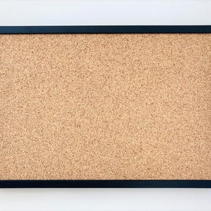 Oak Finish Framed Cork Pin Board | Solid Wood Frame | Thick Cork | Pin Board | Cork Board image 9