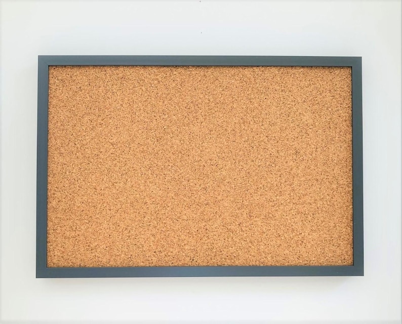 Oak Finish Framed Cork Pin Board | Solid Wood Frame | Thick Cork | Pin Board | Cork Board image 15
