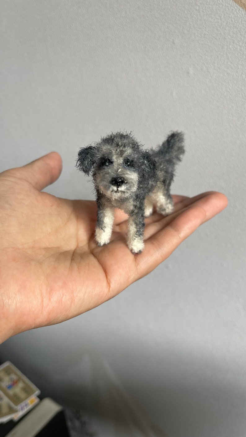 Custom Order Miniature Labradoodle Dog Doodle Dog Made to Order OOAK Realistic Dog Dog Portrait