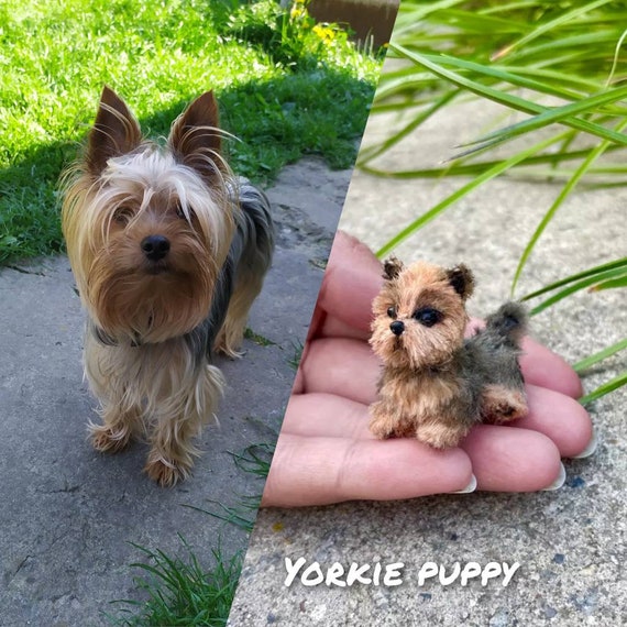 Miniature Realistic Yorkie OOAK Yorkshire Terrier Dog 1 to 6 Scale