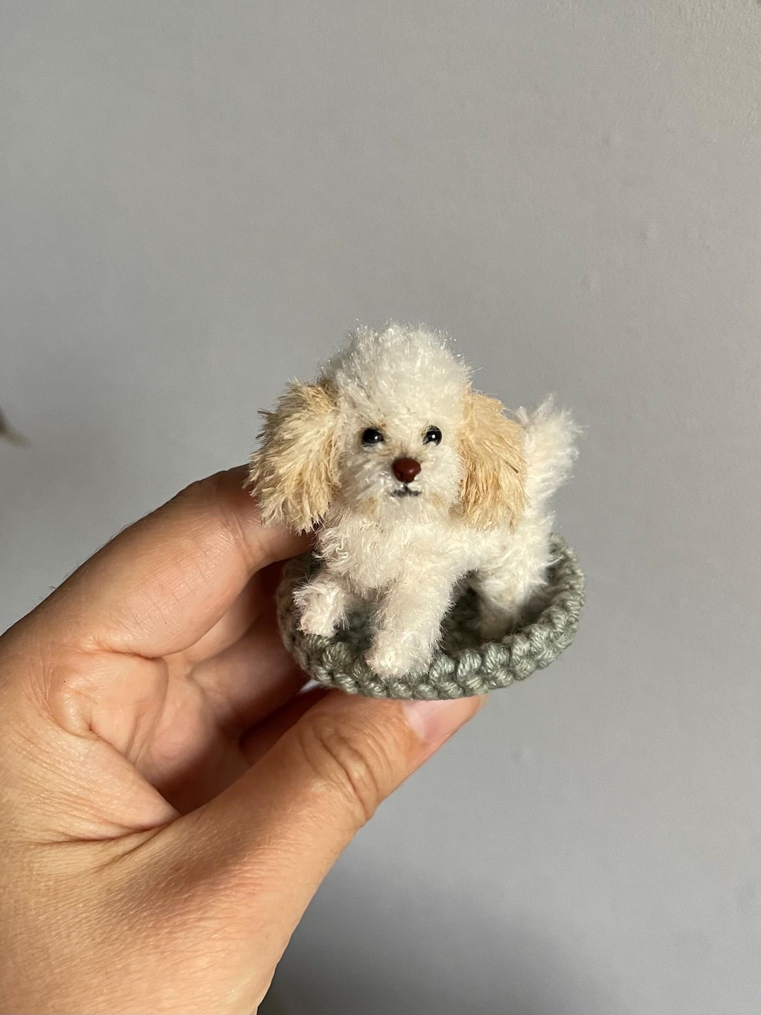 Miniature Dog Adorable Puppy Ooak Mini Toy Maltese Maltipoo Poodle ...