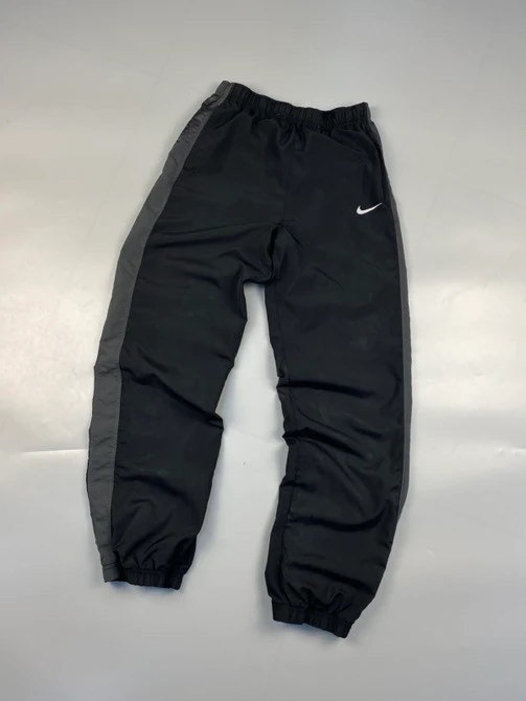 Nike VTG Y2K Black Drill Pants - Etsy