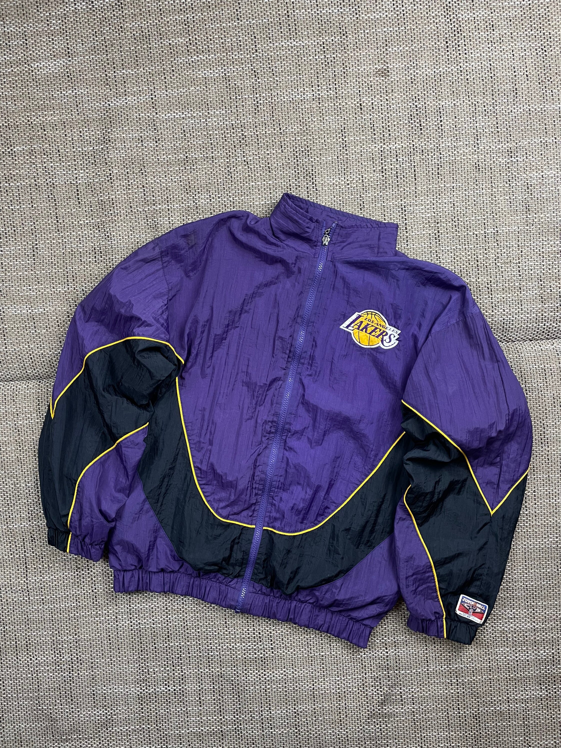 vintage starter lakers jacket