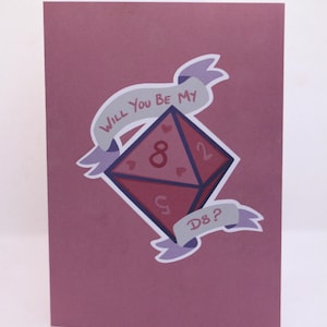 Você será meu D8? - Cartões de Dia dos Namorados D&D para imprimir