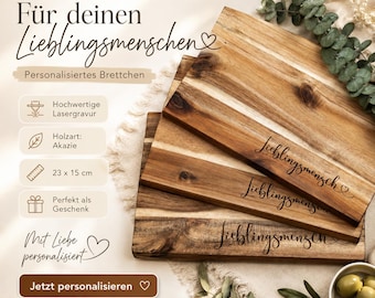 Breakfast board, children's, solid wood board, personalized, engraving, snack board, bread board, favorite person, Father's Day