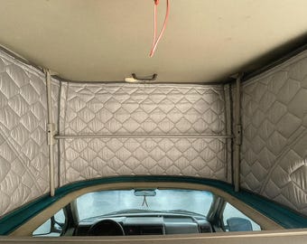 Rooftop Insulation Thermal Blinds Set Compatible with VW T4 California | 9-layer protection