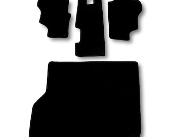 Juego de alfombras de terciopelo compatibles con VW T3 Westfalia (4 piezas)