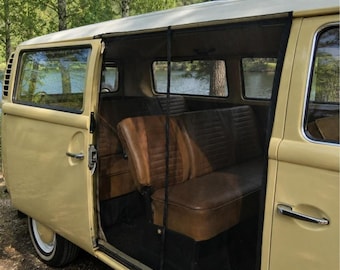 Mosquitera magnética compatible con VW T2 Westfalia en color NEGRO