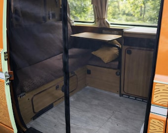 Mosquitera magnética compatible con VW T3 Westfalia en color NEGRO