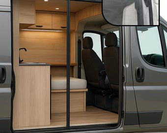 Magnetic Mosquito Net | Compatible with Fiat Ducato / RAM ProMaster / Peugeot Boxer
