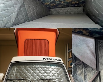 Pop-Top Roof Insulation Thermal Blinds Compatible with VW T3 Westfalia 1979-1992