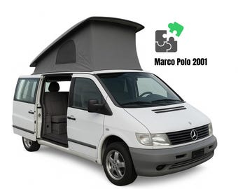 Lona de repuesto para techo elevable compatible con Mercedes-Benz Marco Polo 1996-2001