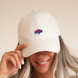 Embroidered Buffalo Bills Baseball Hat, Bills Hat, Buffalo Football hat, Dad Hat, Simple, Clean, Bills Mafia, Go Bills Hat, Buffalo Hat