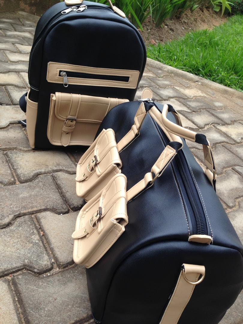 Handmade Backpack Duffel bag combination Etsy