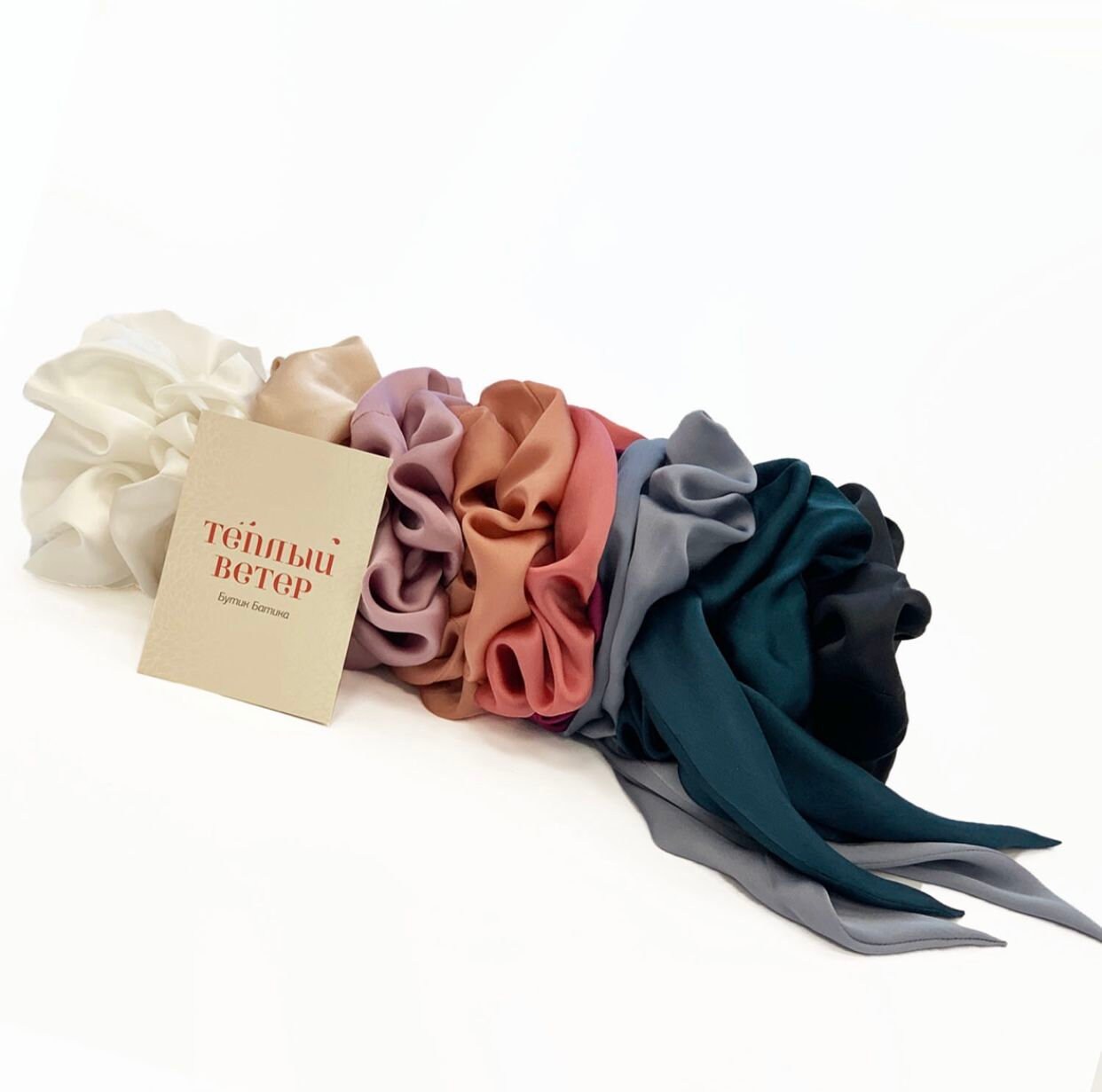 Hair accessory elastic band made of natural silk Etsy