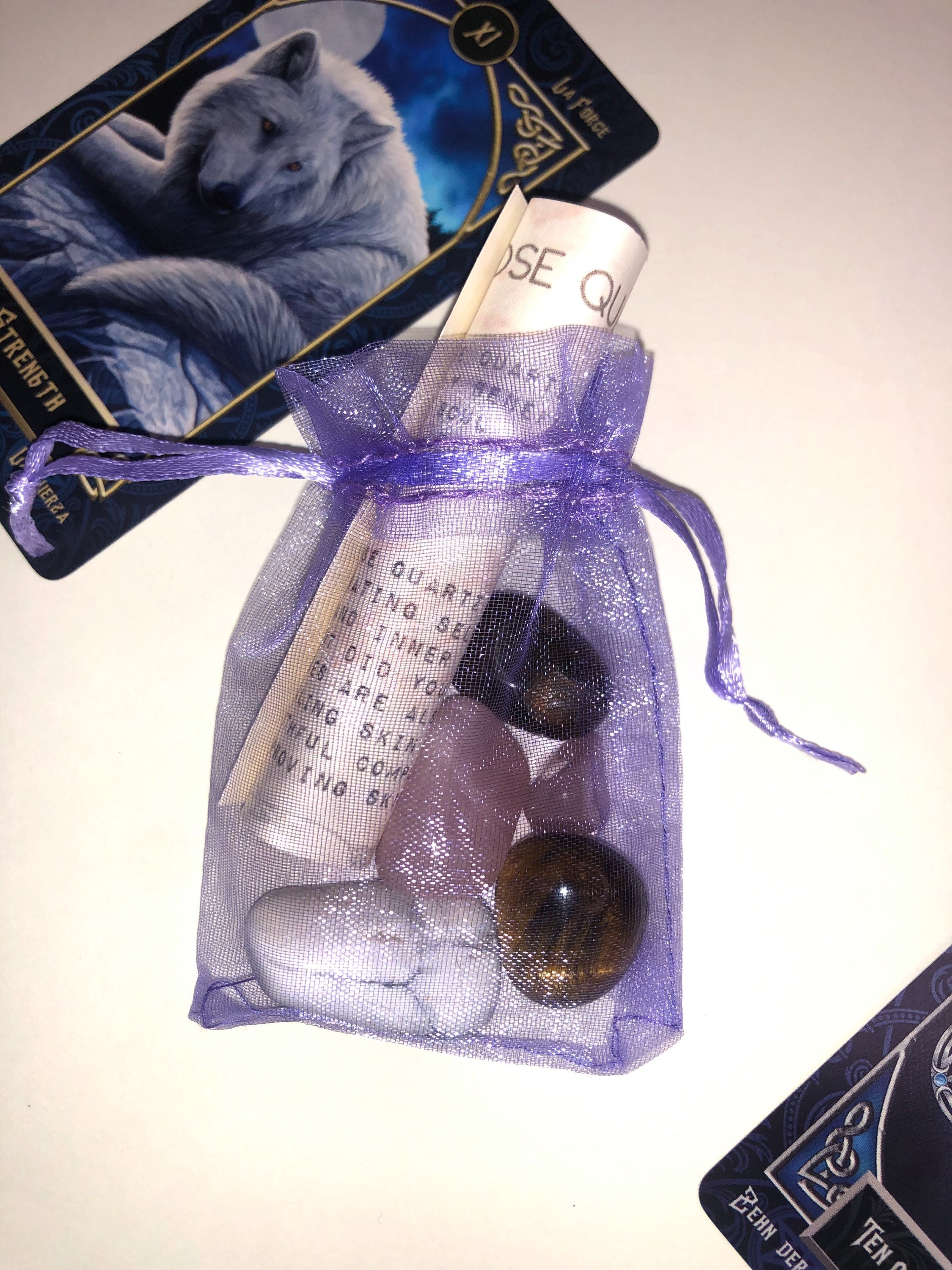 random crystal bag